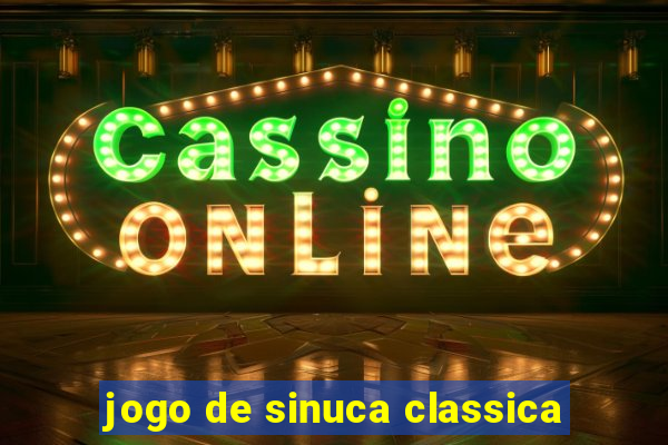 jogo de sinuca classica